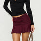 Summer Ruched Skirts For Women Y2K Mini Beachwear High Waist Casual Short Skirt Fashion Korean Style Solid Pleated Skirt