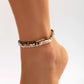 3Pcs/Set Boho Colorful Rice Bead Anklets for Women Personalized Geometry Round Feet Chain Suit Summer Beach Jewelry Accessories