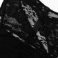 Sexy Hollow Playsuits Women Mesh Patchwork o-Neck Sleeveless Skinny Peach Hip Hot Girls Midnight Club Party Rompers