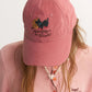 Cartoon Embroidery Baseball Cap, Cute Monster Graphic Peaked Hat for Casual Outdoor Wear
