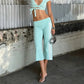 Y2K Vintage Women Low Rise Fold Waist Capri Pants Side Striped Cropped Flare Trousers Casual Going Out Sports Pants