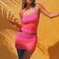 Women’s 2-Piece Knit Set Gradient Sleeveless Camisole and Bodycon Mini Skirt Slim Fit Summer Party Club Matching Outfit