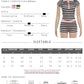 Stripe Print 2 Piece Set Woman Button Lapel Short Sleeve T-Shirts+Elastic Waist Shorts High Street Fashion Outfits