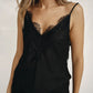 Women Tank Tops Deep V Neck Sleeveless Adjustable Spaghetti Strap Lace Patchwork Summer Vest Shirt Vacation Clothes