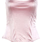 Irregular Satin Tank Top Women Sexy Low-Neck Sleeveless Patchwork Midnight Party Clubwear Classic Stretch Skinny Vest