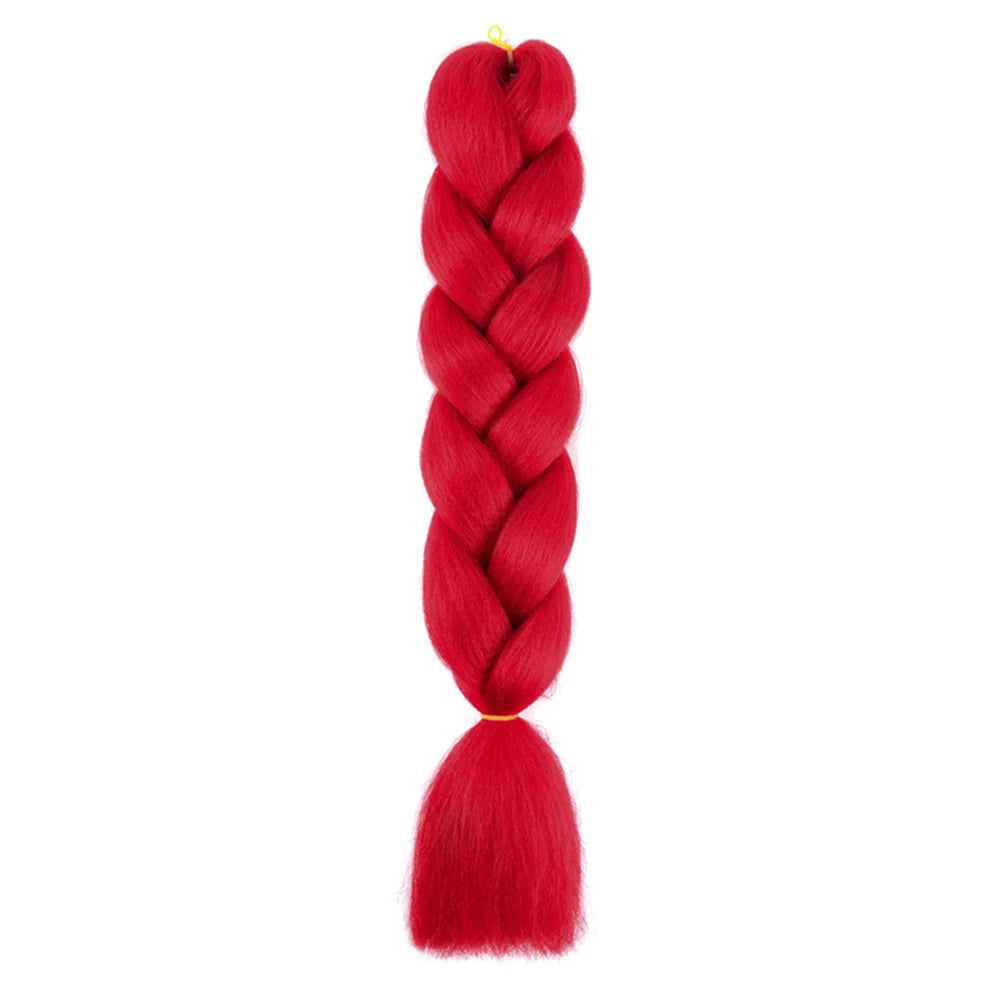 24 Inch Jumbo Braids Extensions Synthetic Braiding Hair Afro Ombre Color kanekalon Hair for Children Braid