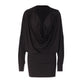 Cowl Neck Long Sleeve Mini Dress Autumn 2026 Classy Dresses for Woman Elegant Clothing
