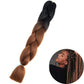 Synthetic Jumbo Braiding Hair Extension 24 Inch Heat Resistant Fiber In Bulk Ombre Jumbo Braids Hair For Black Women