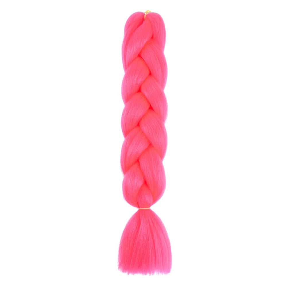 24 Inch Jumbo Braids Extensions Synthetic Braiding Hair Afro Ombre Color kanekalon Hair for Children Braid