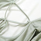 Hooded Tie Dye 2 Piece Set Women Sexy Backless Full Sleeve Bandage Bodysuit+Shirring Skirts Matching Street Clubwear