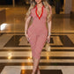 Short Sleeve Shape Waist Playsuit Woman Stripe Patchwork Sexy Deep V-Neck Stretch High Street Fashion Style Rompers