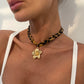 7 Styles Ethnic Multilayer Velvet Chain Necklace Women 2025 New Fashion Metal Conch Starfish Heart Pendant Neck Jewelry