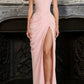 Chiffon Off-shoulder Strapless Sexy Maxi Dress Women Elegant Sleeveless Backless High Split Ruched Club Party Dress
