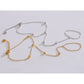 Trendy Stainless Steel Zircon Beads Back of Hand Chain Finger Bracelet Fashion Chic Sexy Jewelry Waterproof Wholesale Gift