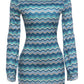 Colorful Print Dress Women o-Neck Full Sleeve Skinny Autumn New Trend Elasticity High Street Classic Mini Bodycon