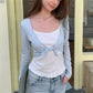Women Tie Front Cropped Cardigan Long Sleeve Solid Color Knotted Front Slim Fit Short Shrug Casual Spring Fall Outerwear