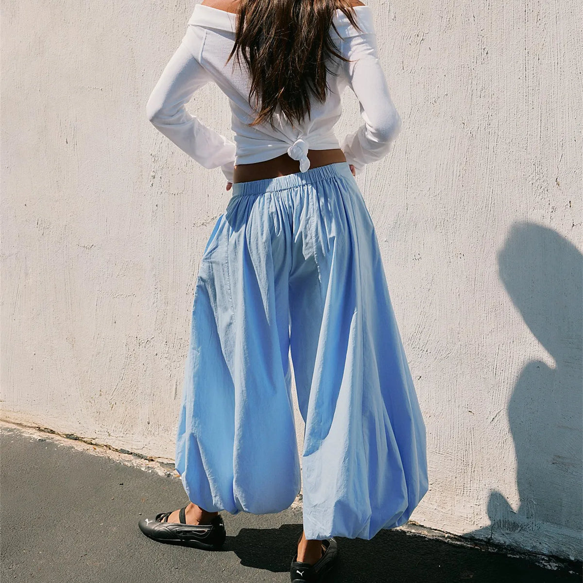 Wide Leg Pants for Women Loose Casual Lounge Pants Y2K Vintage Low Waist High Street Going Out Pants Vacation Wear