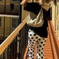 Fold Over Low Rise Slim Fit Capri Pants Polka Dot Print Pants Women Vintage Aesthetic Lounge Pants Y2k Women Trousers