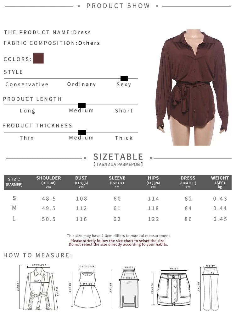 Split Full Sleeve Single-Breasted Dress Women Deep v-Neck Bandage Irregular Hem Autumn Fashion Sexy Classic Mini Bodycon