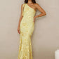 3D Floral Applique Sexy Maxi Dress Women Elegant One Shoulder Backless Sleeveless Bodycon Club Party Evening Long Dress