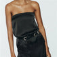 Women Solid Tube Tops Summer Eyelash Lace Trim Backless Off-Shoulder Bandeau Backless Tank Shirts Y2K Streetwear