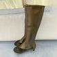 New European and American Fish Mouth Clip Toe Mid Boot, Fashionable Thin High Heel Side Zipper Women's High Tube Cool Boot