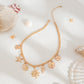 Vintage Metal Love Heart Starfish Pendant Choker Necklace Women Collar Goth Adjustable Chain Summer Neck Jewelry Gift