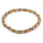 3/4/5/6 MM Stainless Steel Beads Daily Handmade Elastic Bracelet Bangle Waterproof Wrist Wholesale Gold Color Jewelry Men