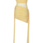 See Through Mesh Spliced Strapless Draped Mini Dresses Sexy Party Club Outfits Evening Dress Woman