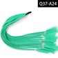 Synthetic Colored Braided Ponytail Hair Extension Rainbow Color Braids Pony Tail With Elastic Band Girl's Pigtail