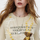 Women's Casual Long Sleeve T-Shirt with Bear Graphic Print, Cute Cartoon Pattern Crop Top for Everyday