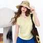 Ruched Waist V-Neck T-Shirt, Heart Metal Detail Fitted Knit Top, Casual Slim Fit Short Sleeve Tee for Women