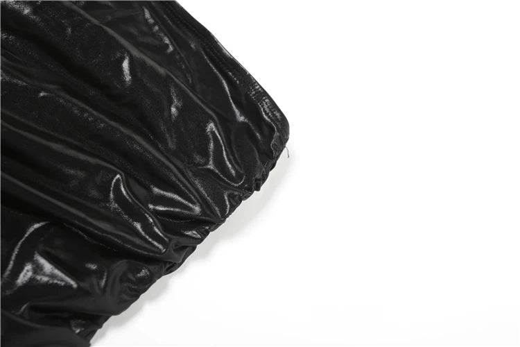 Silk Summer 2 Piece Set Women Strapless Bodysuit+Irregular Side Split Shirring Skirts Midnigh Clubwear Matching Suits