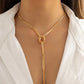 Sexy Adjustable Snake Bone Chain Necklace for Women Wedding Bride Simple Smooth Link Pendant Aesthetic Neck Jewelry New