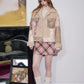2025 Winter New Arrivals Casual Plaid Wool Blend Color Block A-Line Skirt For Woman