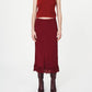 Elegant Women Satin Half Slips Lace Trim Long Underskirt High Waisted Silky Skirt Soft Slip Dress for Skirts Dresses