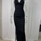 Off-shoulder Backless Sexy Maxi Dress Women Gown Elegant Zipper Halter Sleeveless Bodycon Club Party Long Dresses