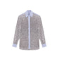 Sequin Loose Pants Two Piece Sets Women Patchwork Long Sleeve Shirt And Trouser Female Elegant Long Pants 2 Piece Sets