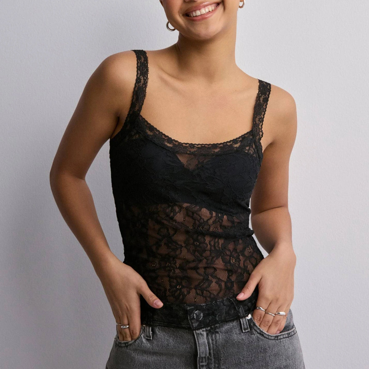 Aesthetic Slim Fit Camis Retro Floral Lace Sheer Crop Tops Cottage Grunge Sleeveless Shirt Vest Y2k Vintage Tank Tops