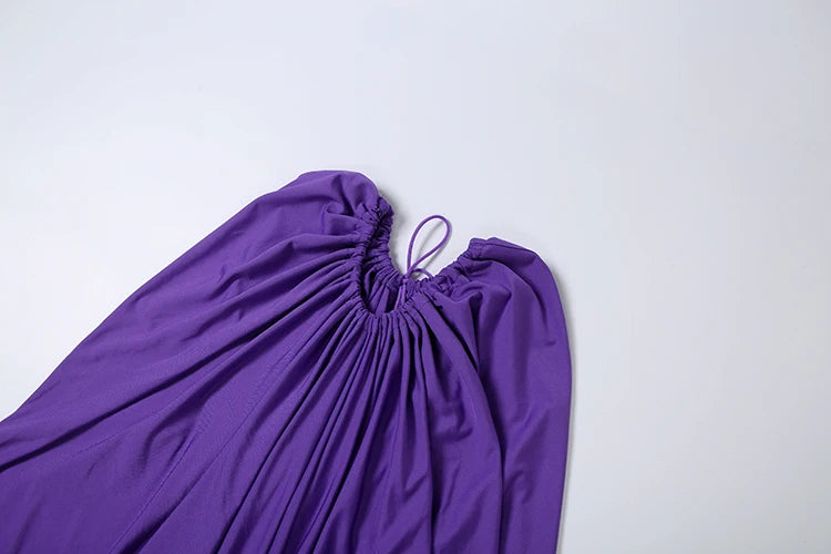 Elegant Ruched Halter Dress Woman Sexy Sleeveless Summer Trend Silky Skinny Gown Robe Vacation Banquet Party Vestidos