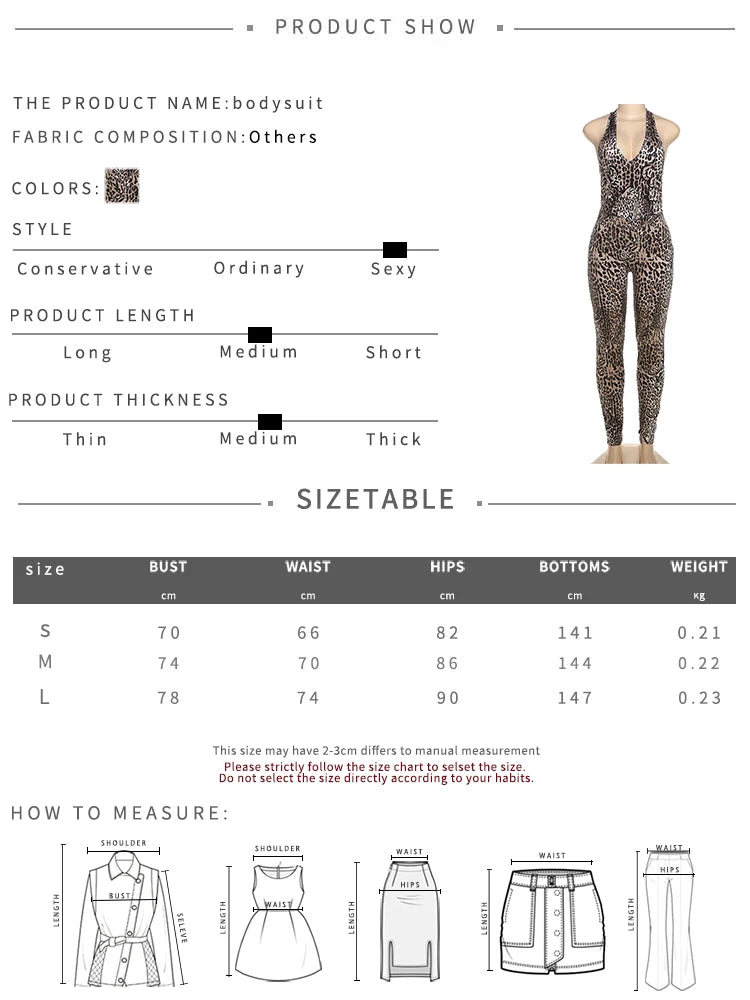 Peach Buttocks Jumpsuit Women Leopard Print Coquette Summer Trend Midnight Club Activity FitStretch Workout Overalls
