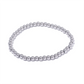 3/4/5/6 MM Stainless Steel Beads Daily Handmade Elastic Bracelet Bangle Waterproof Wrist Wholesale Gold Color Jewelry Men