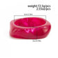 Women's Y2K Boho Irregular Geometric Resin Acrylic Bracelets Retro Stackable Wide Bangles Party Jewelry Gift