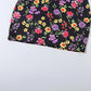 Colorful Floral Print Dress Women Low-Neck Cross Backless Sleeveless Skinny Sexy Fashion Beach Party Summer Mini Bodycon