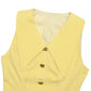Turn-down Collar Button Up Sleeveless Pleated Mini Dress White Elegant Dresses Woman 2025