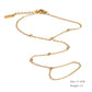 Trendy Stainless Steel Zircon Beads Back of Hand Chain Finger Bracelet Fashion Chic Sexy Jewelry Waterproof Wholesale Gift