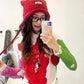 2025 New Arrivals Elf Ears Knitted Woolen Hat For Women