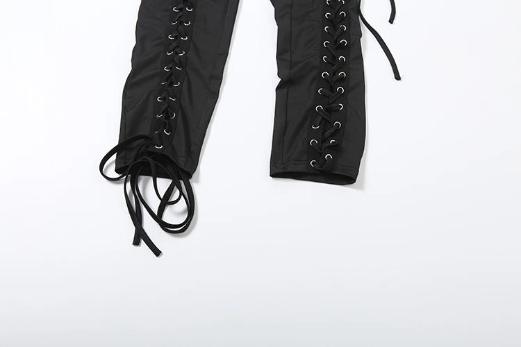 Sexy Fall Jumpsuits Women Diy Shirring o-Neck Full Sleeve Midnight Party Club Stretch Activity Fitness Slim Overalls