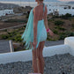 Tassel Dress Women Halter Bandage Backless Sleeveless Low-Neck Solid Sexy Midnight Hottie Classic Party Mini Bodycon