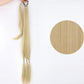 Ponytail Extensions Synthetic Boxing Braids Wrap Around Chignon Tail With Rubber Band Hair Ring 34 "DIY Brown Ombre Braid